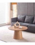 Allure Oak Effect Round Coffee Table