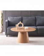 Allure Oak Effect Round Coffee Table